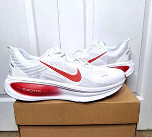 Nike Vomero 18 White University Red Running Shoes IB4033-115 size 16